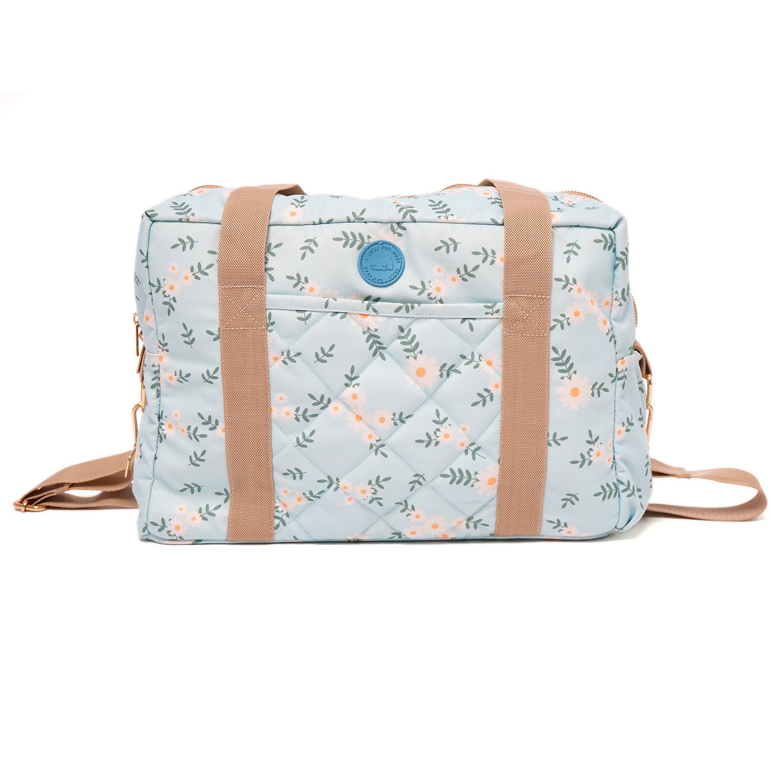 Diaper Bags For Moms | Mothers Maternity Bags for Travel | Multifunctional Diaper Backpack  ( Daisy Flower )