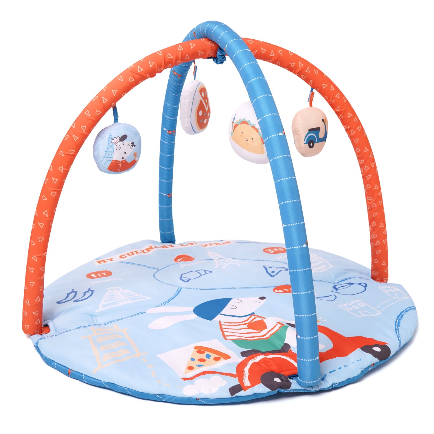 Baby Play Mat | 4 Detachable Toys, | Delicious Tour