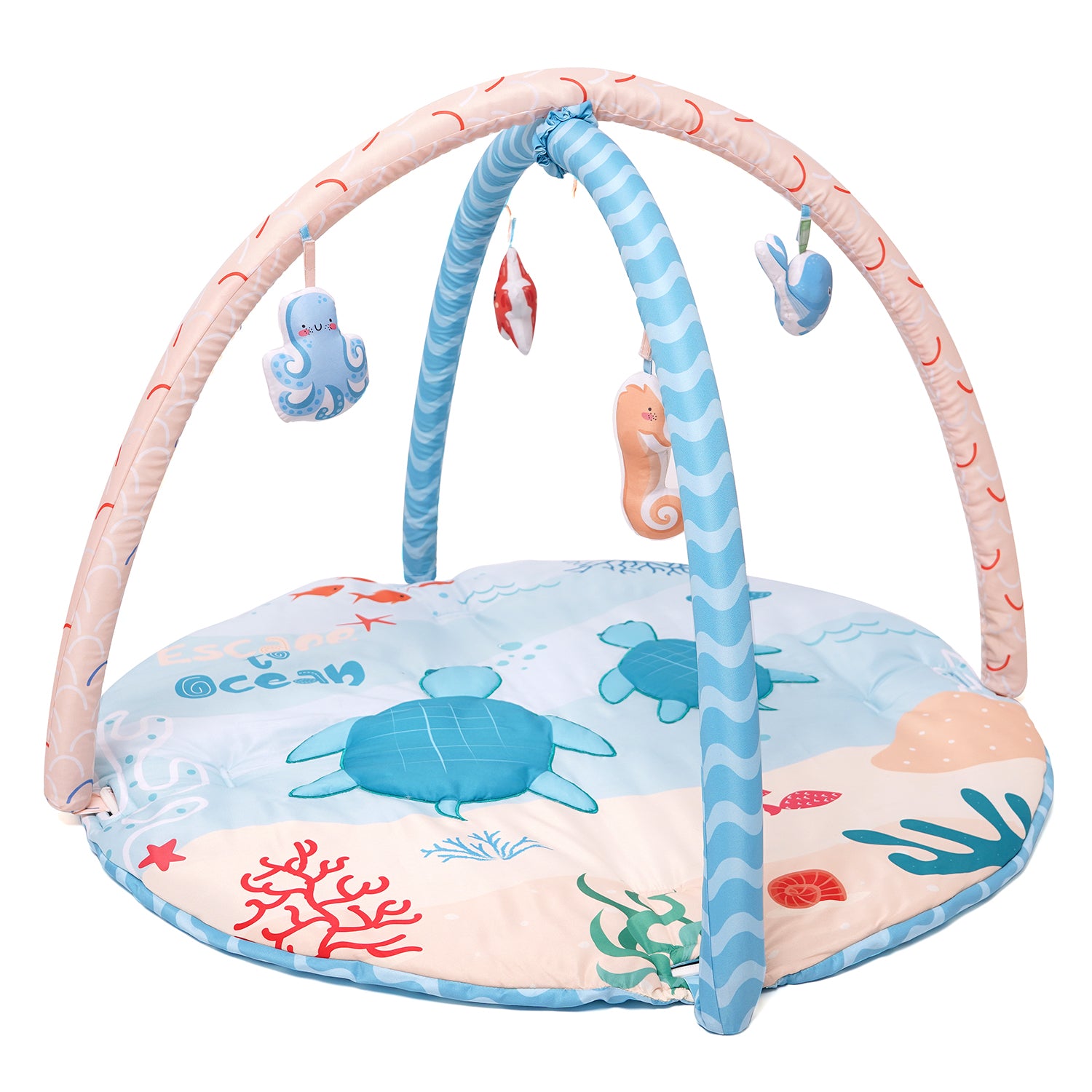 Baby Play Mat | 4 Detachable Toys, | In to the Sea