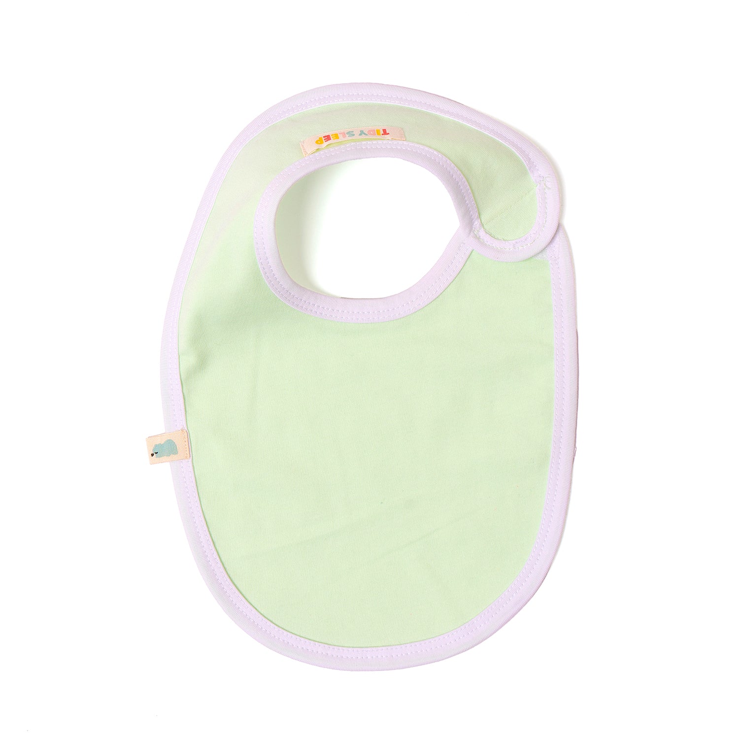 Cotton Jersey BIB for Baby -  Pale Green