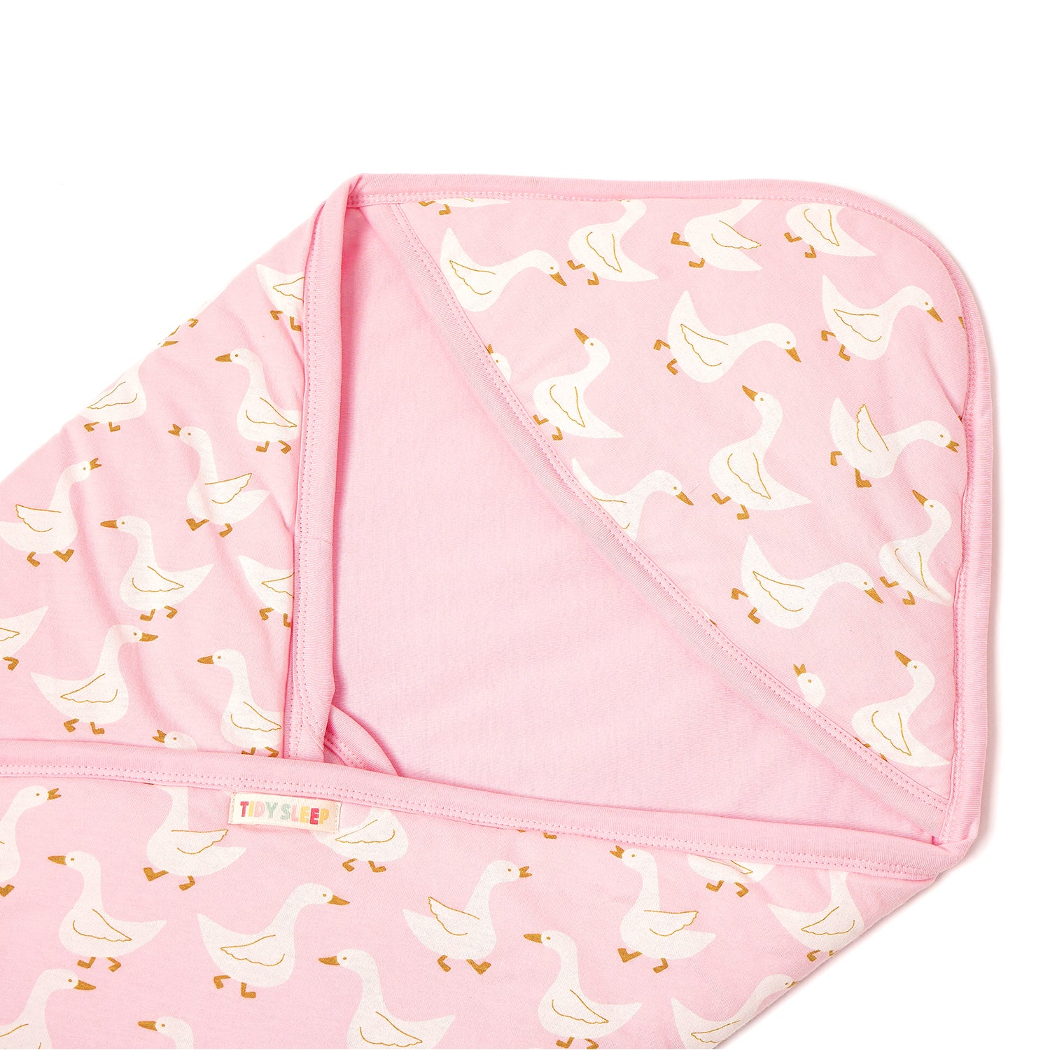 Baby Nap Nest Hooded Blanket - Pink Duck