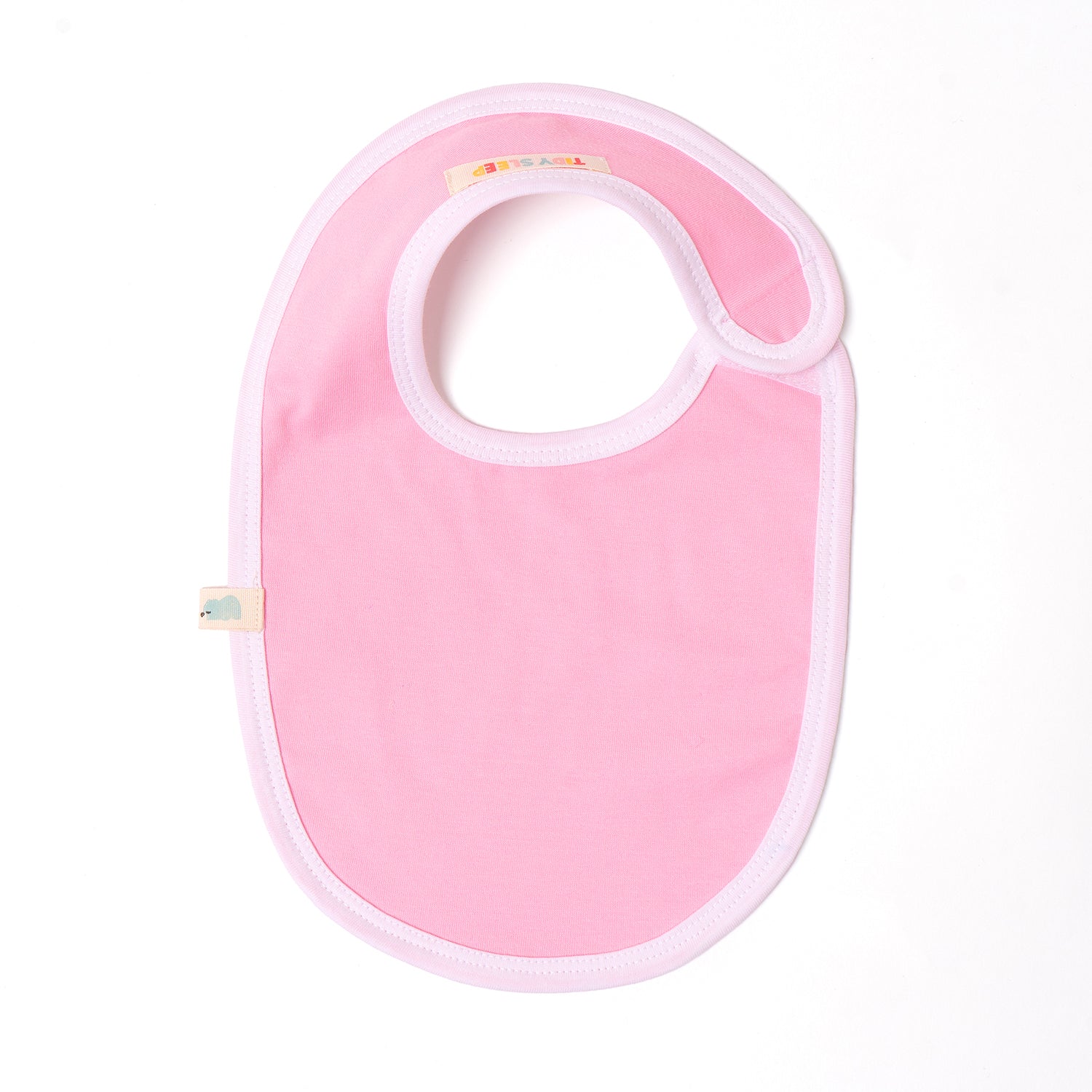 Cotton Jersey BIB for Baby - Solid Baby Pink