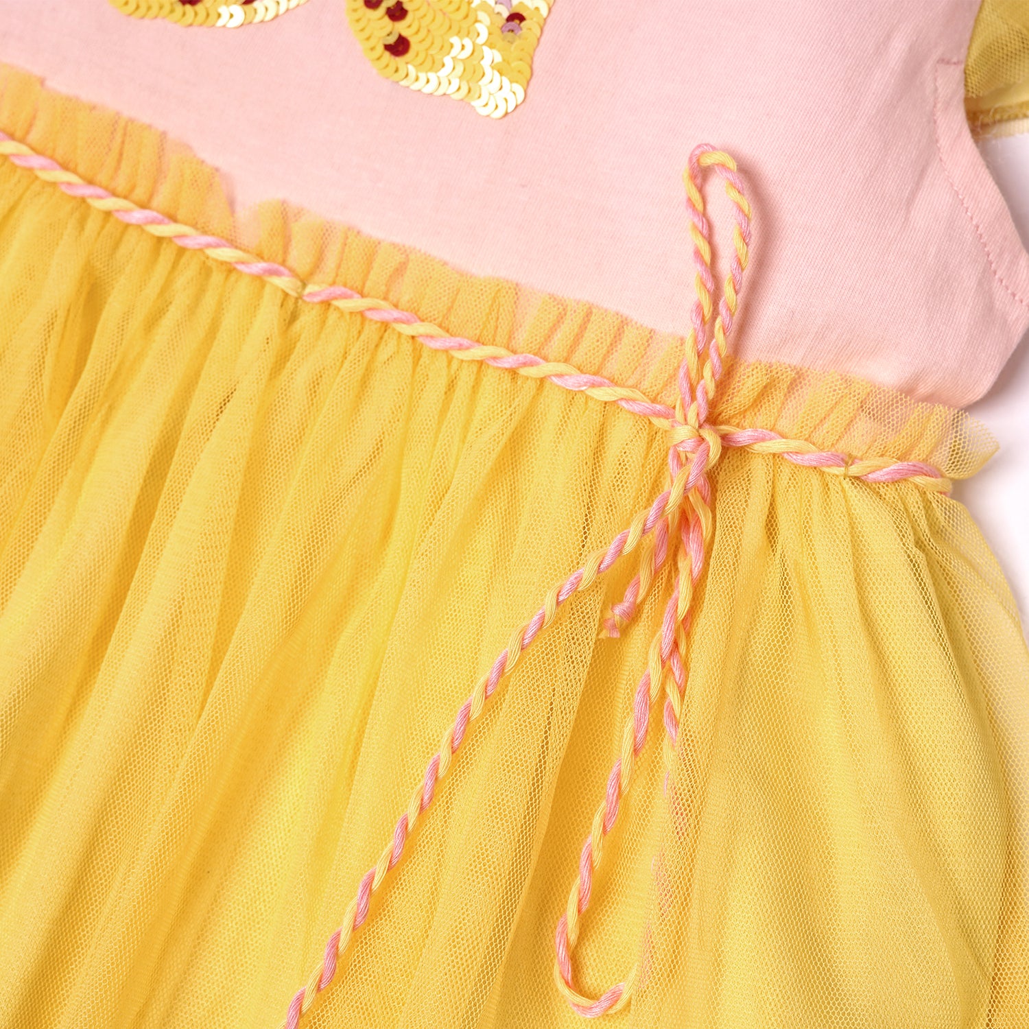 Lemon Design Summer Party Dress Frock for Baby Girls