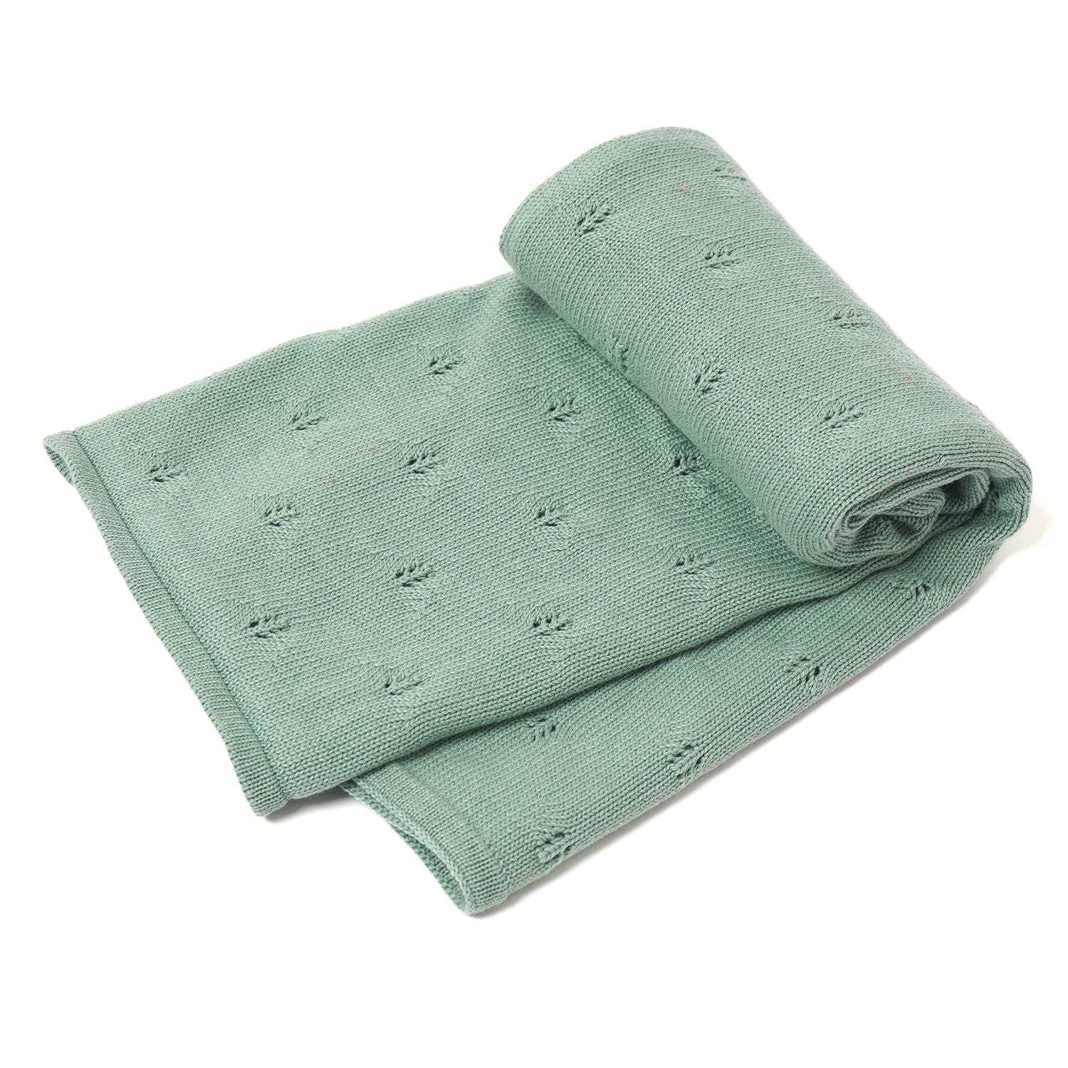 Tidy sleep 100% Cotton  Elephant Print  Multipurpose Knitted Baby Blanket