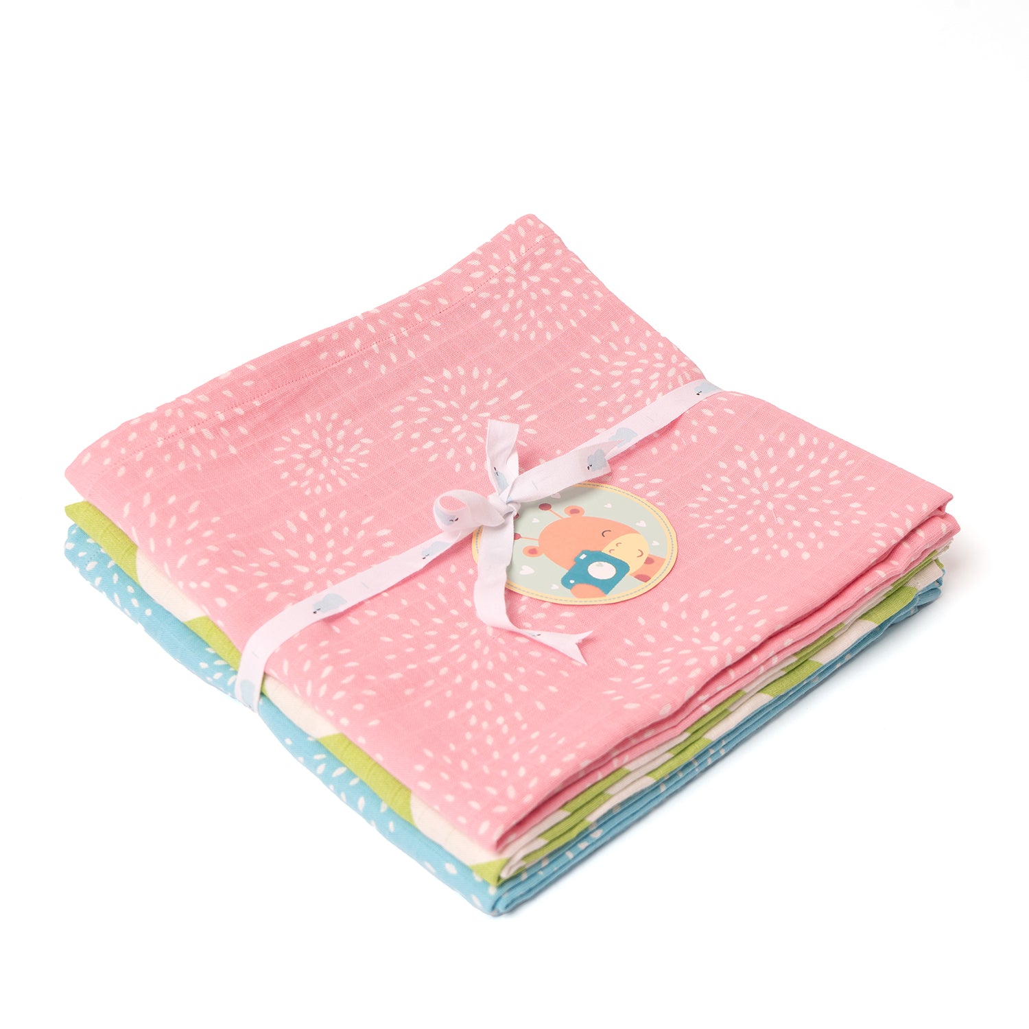 Puff Cotton Muslin Swaddle - Pack of 3