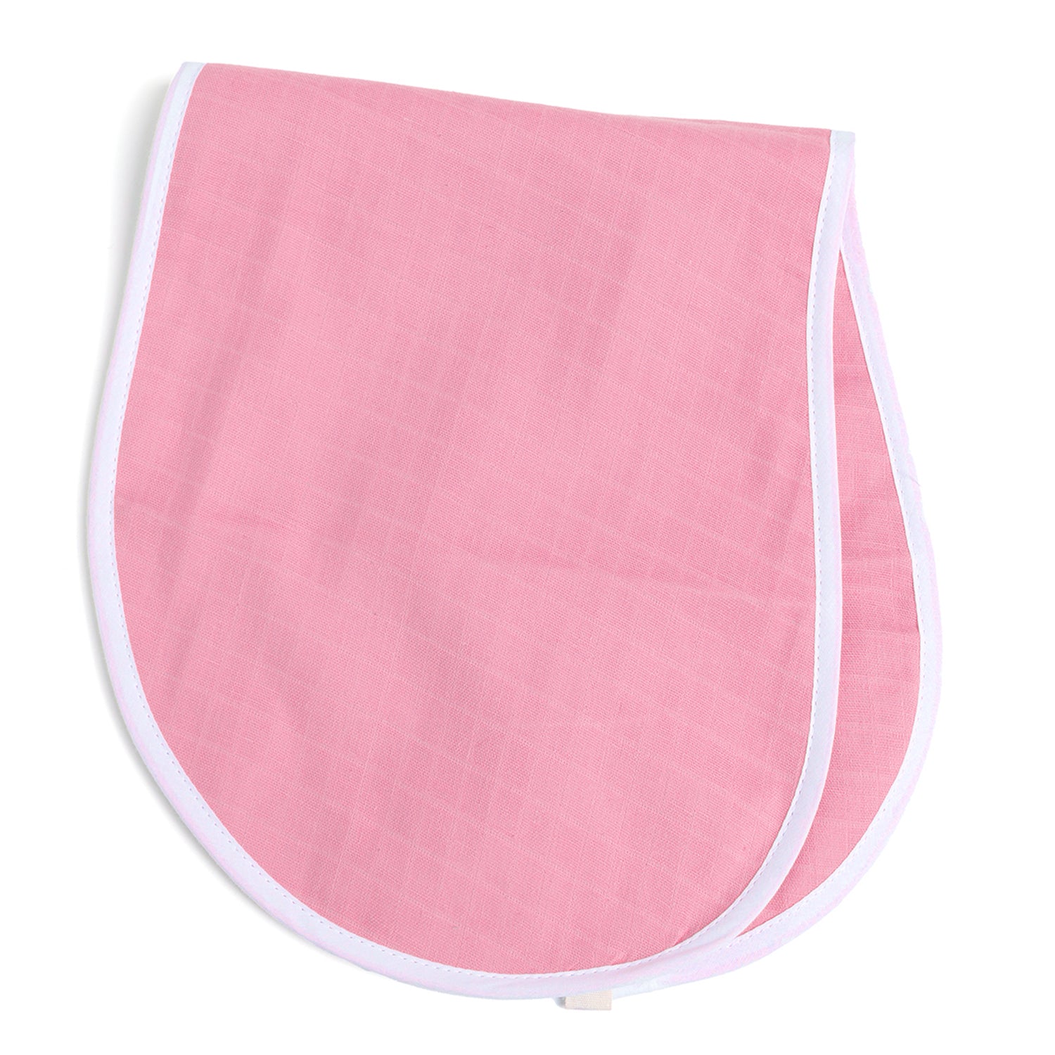 Muslin Burp Cloths – Pink Solid