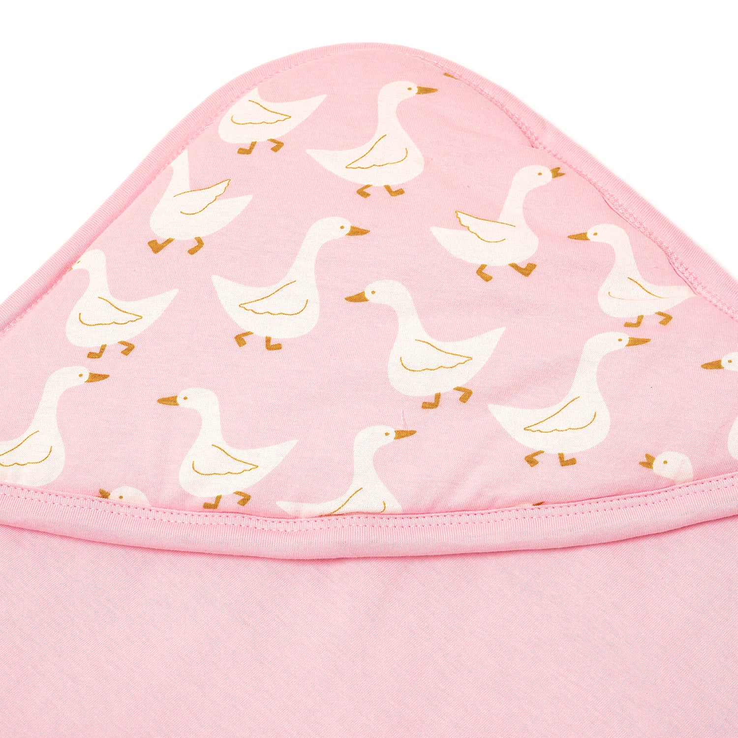 Baby Nap Nest Hooded Blanket - Pink Duck