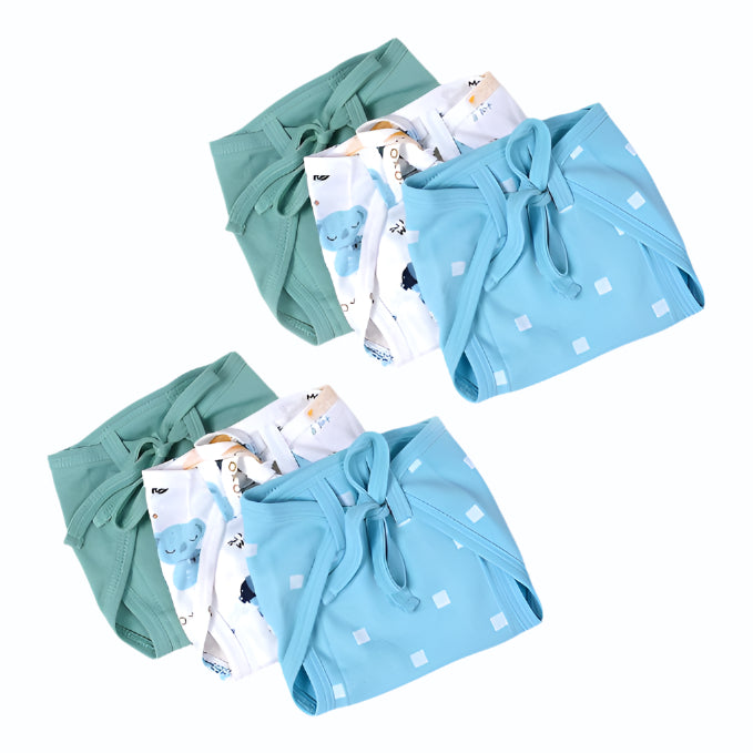 Cotton Jersey Nappies Assorted Colors [Set - 1] Pack 6