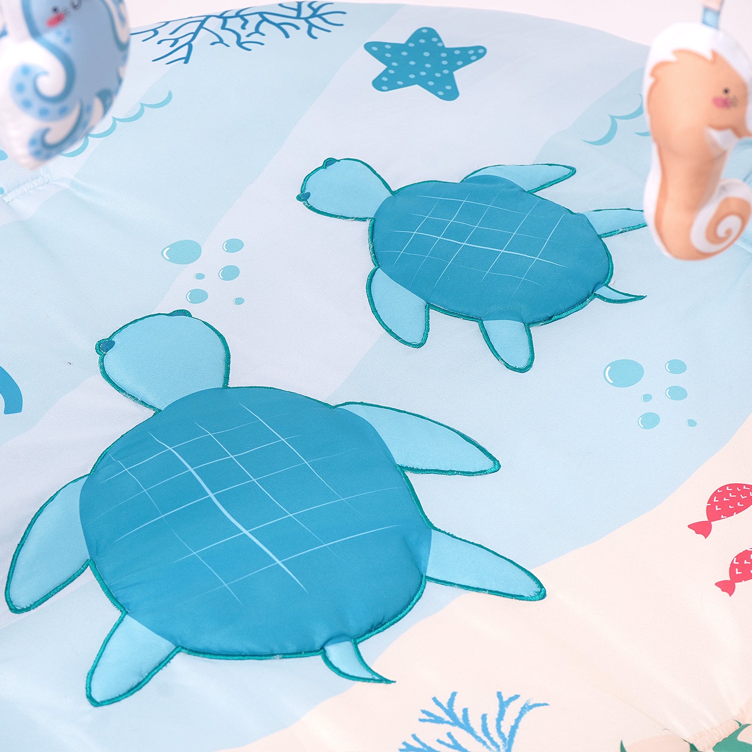 Baby Play Mat | 4 Detachable Toys, | In to the Sea