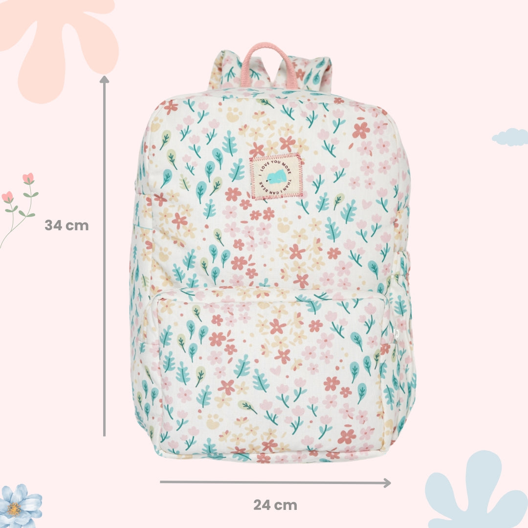 Cute Toddler Backpack |Pink Floral