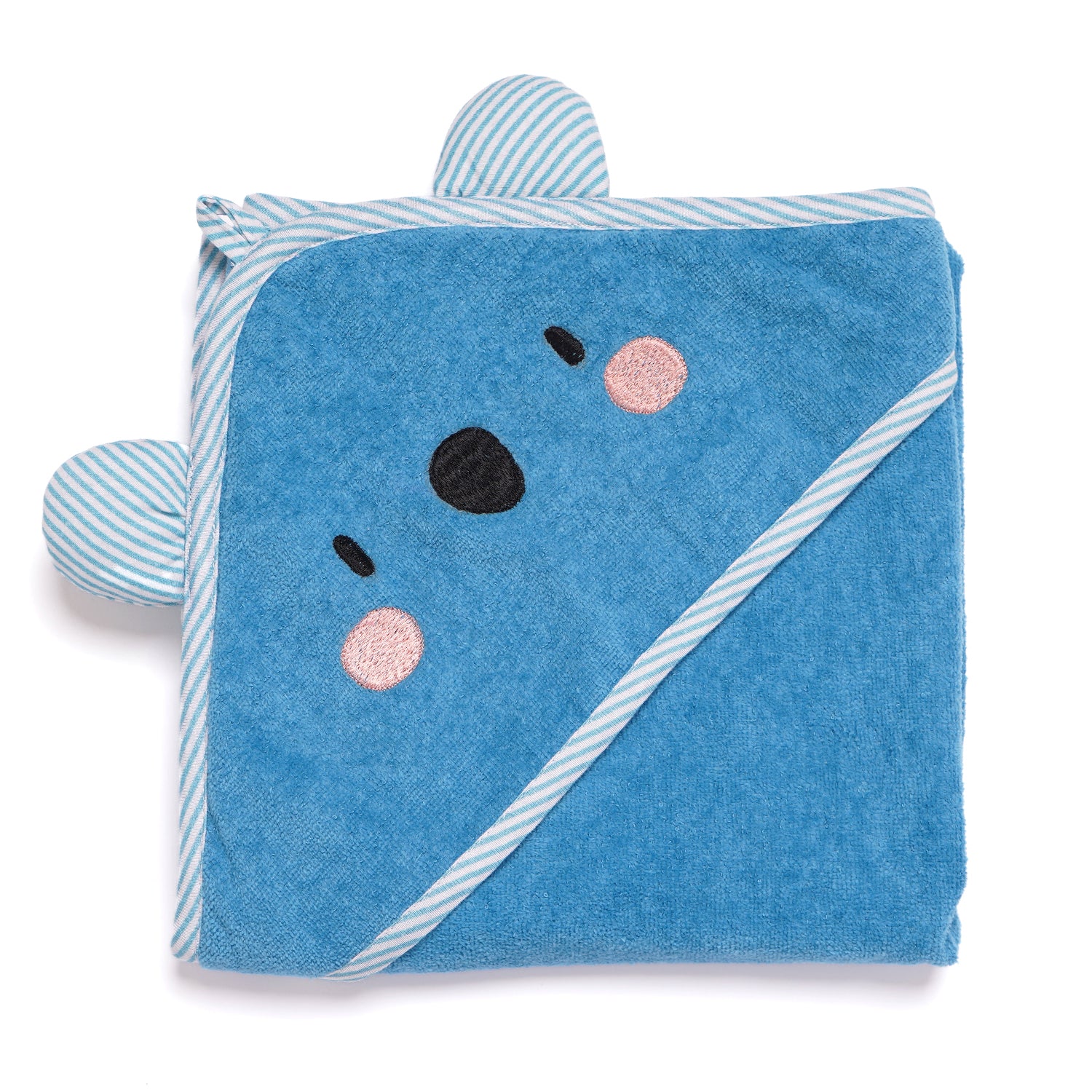 Baby Woven Hooded Bath Towel -  Koala (Blue)