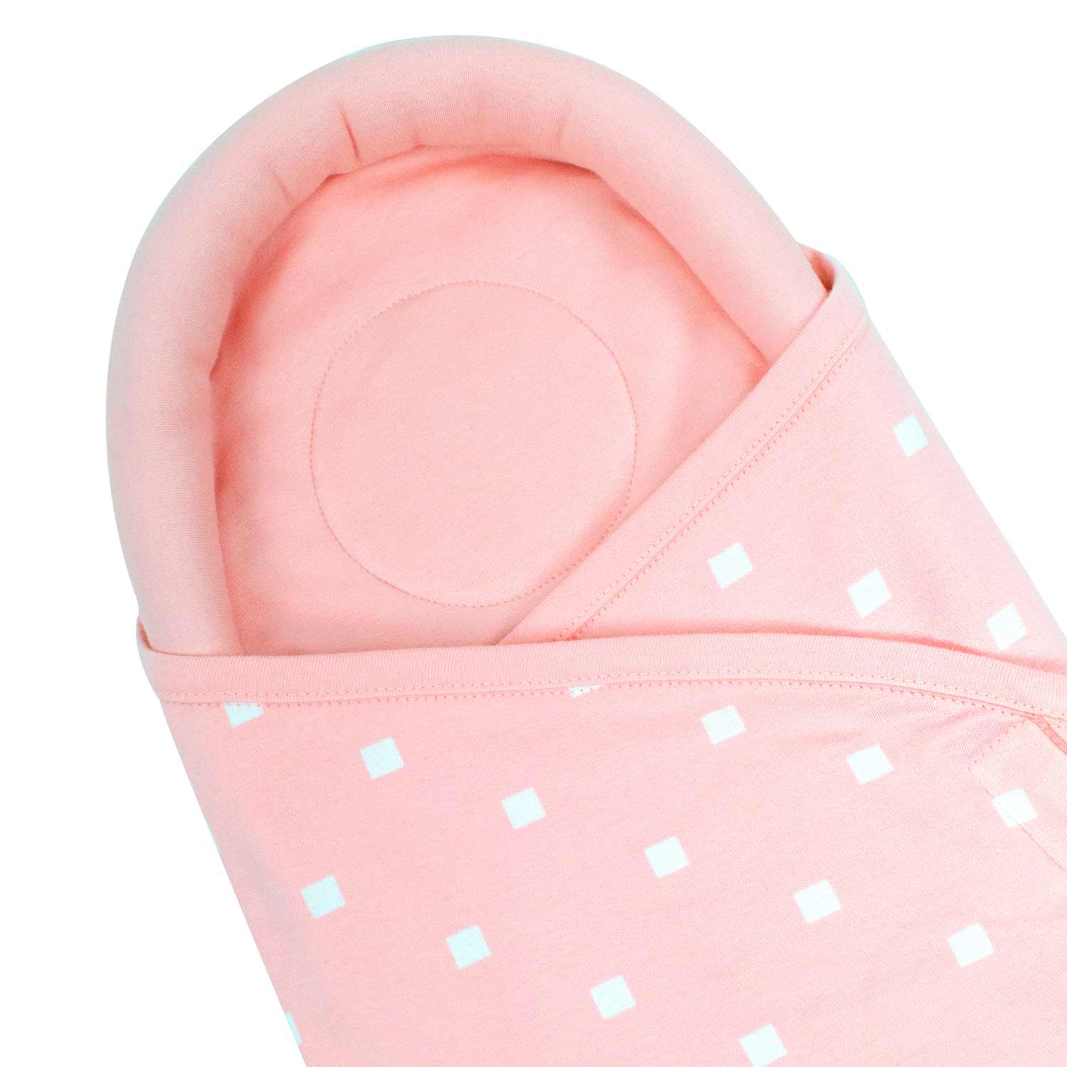 Pink Polka Blocks - Baby Wrapper