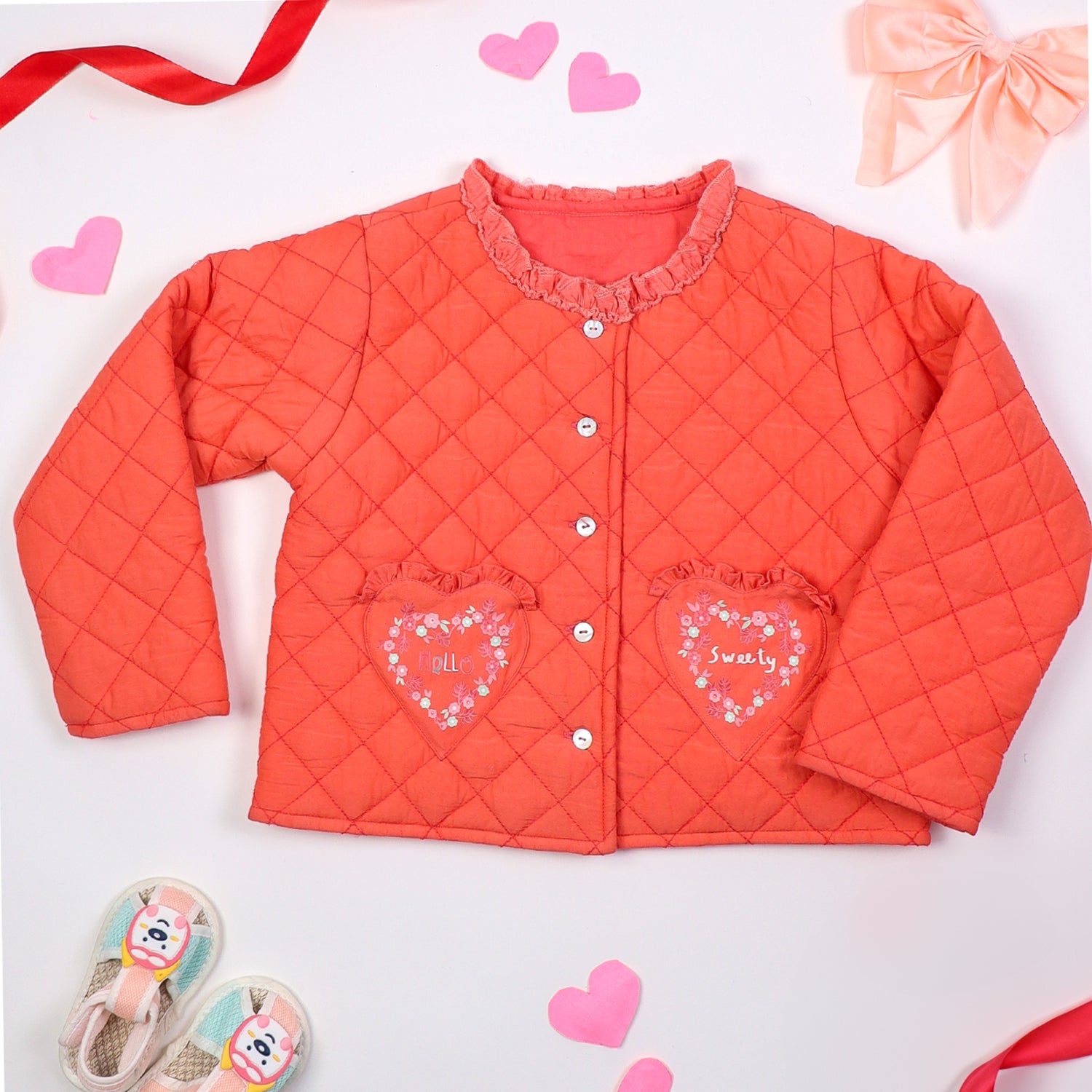 Quilted Sweet-Heart Muah Jacket