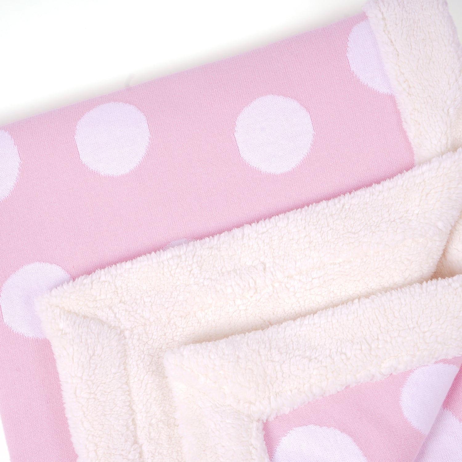 Mink Fleece Blanket - Pink Polka