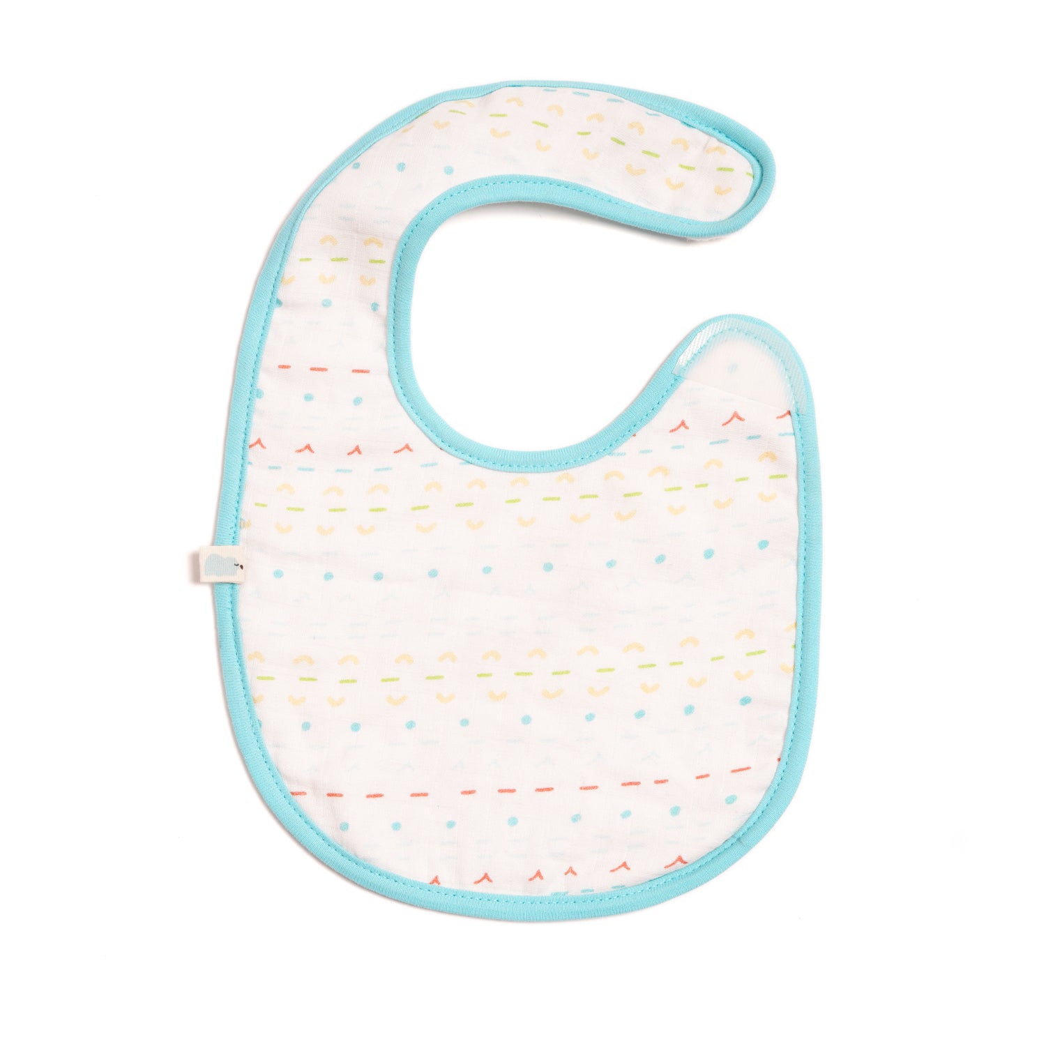 Cotton Muslin BIB for Baby - Lines & Dots