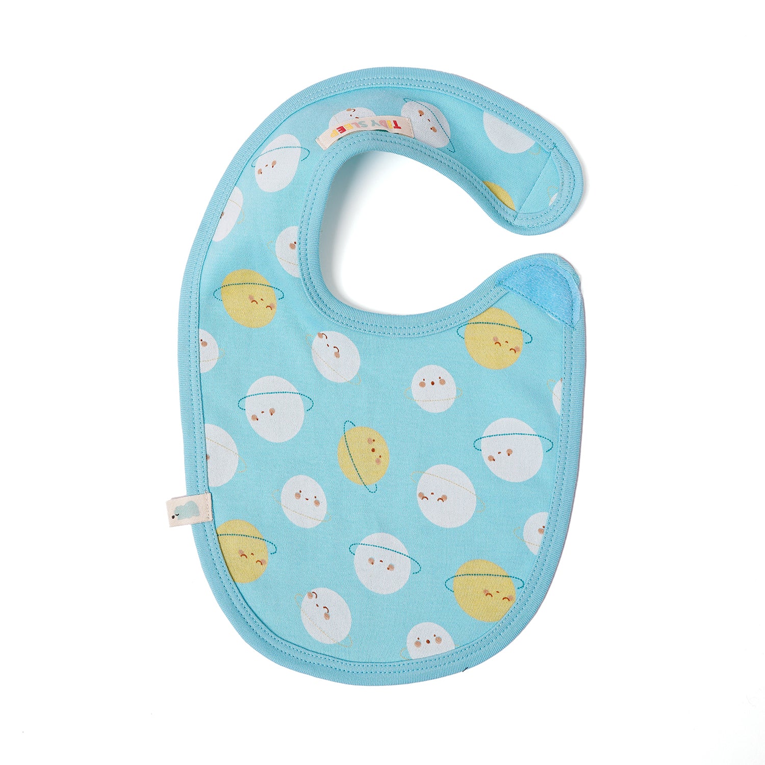 Cotton Jersey BIB for Baby - Saturn Out in World