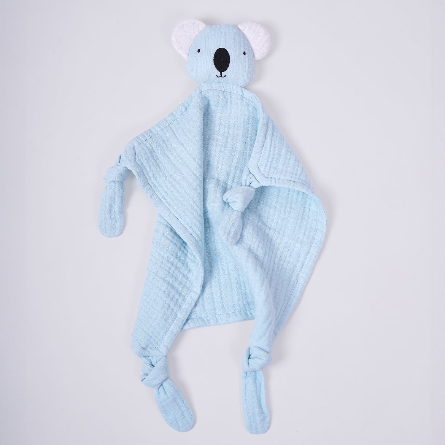 Baby Cuddle Toy/Face Napkin - Baby Blue Koala Bear