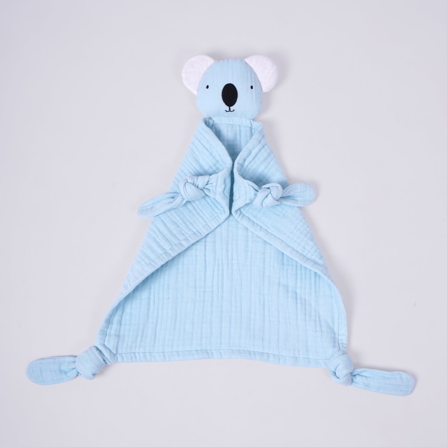 Baby Cuddle Toy/Face Napkin - Baby Blue Koala Bear