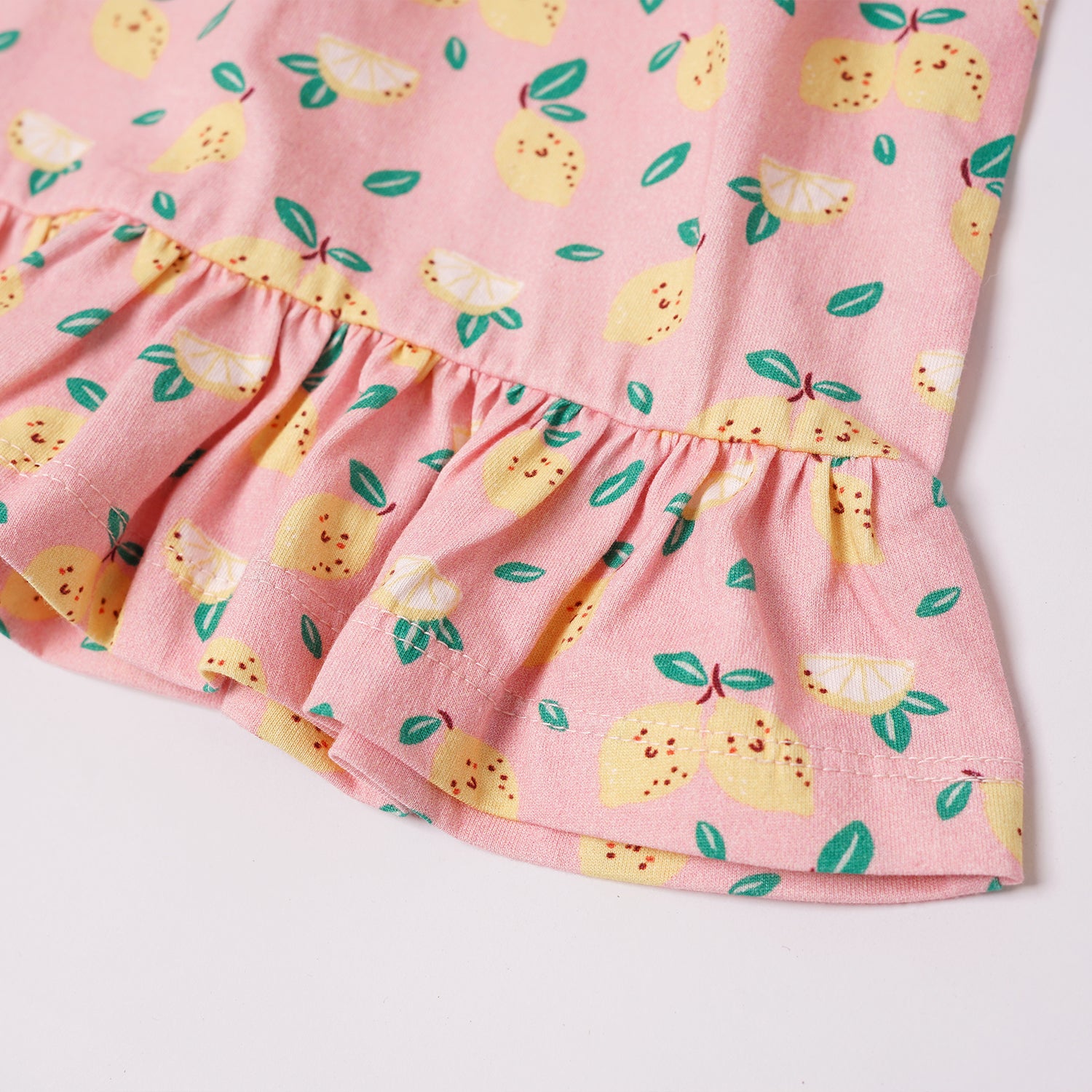Summer Dress Lemon Print | Baby Girls Frock