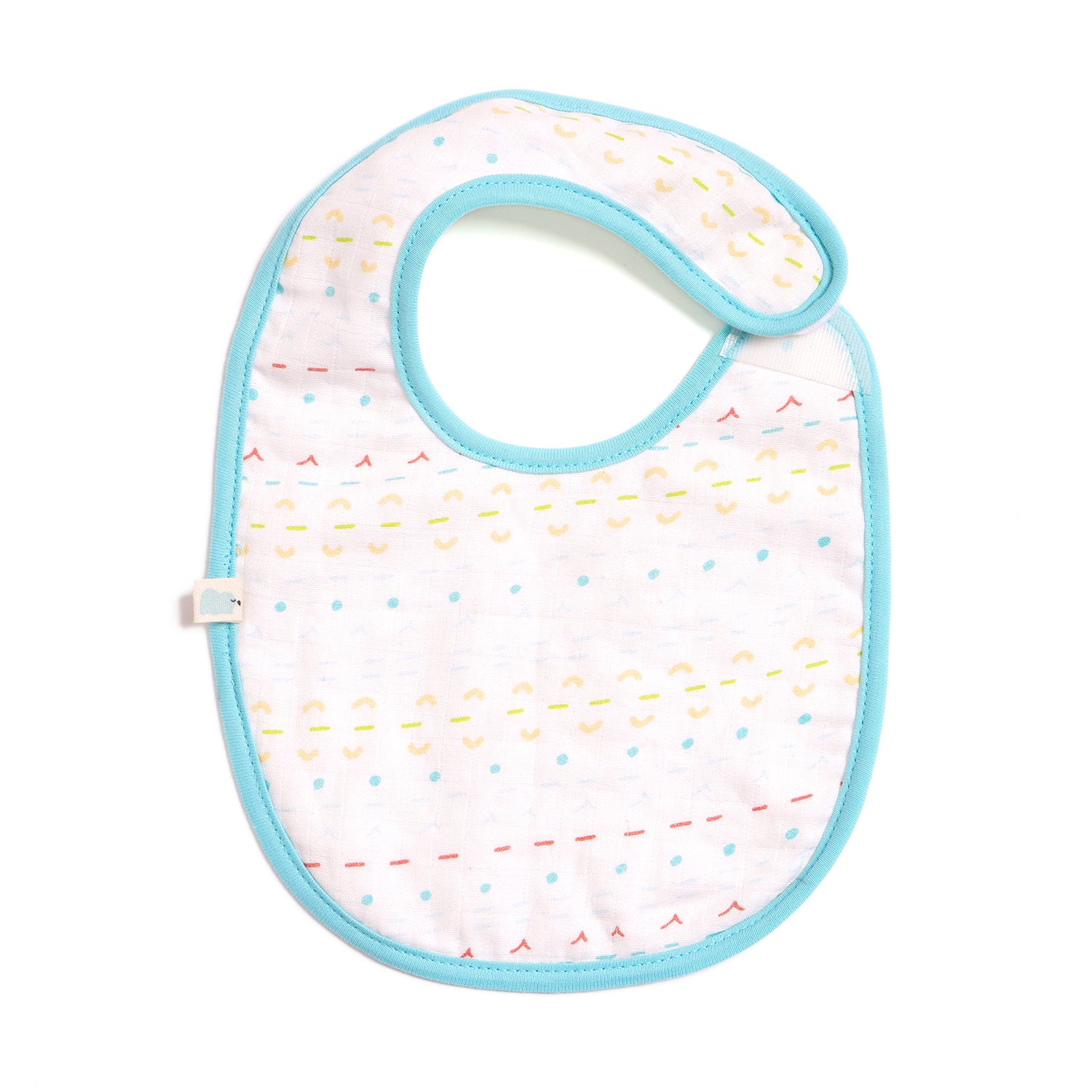 Cotton Muslin BIB for Baby - Lines & Dots