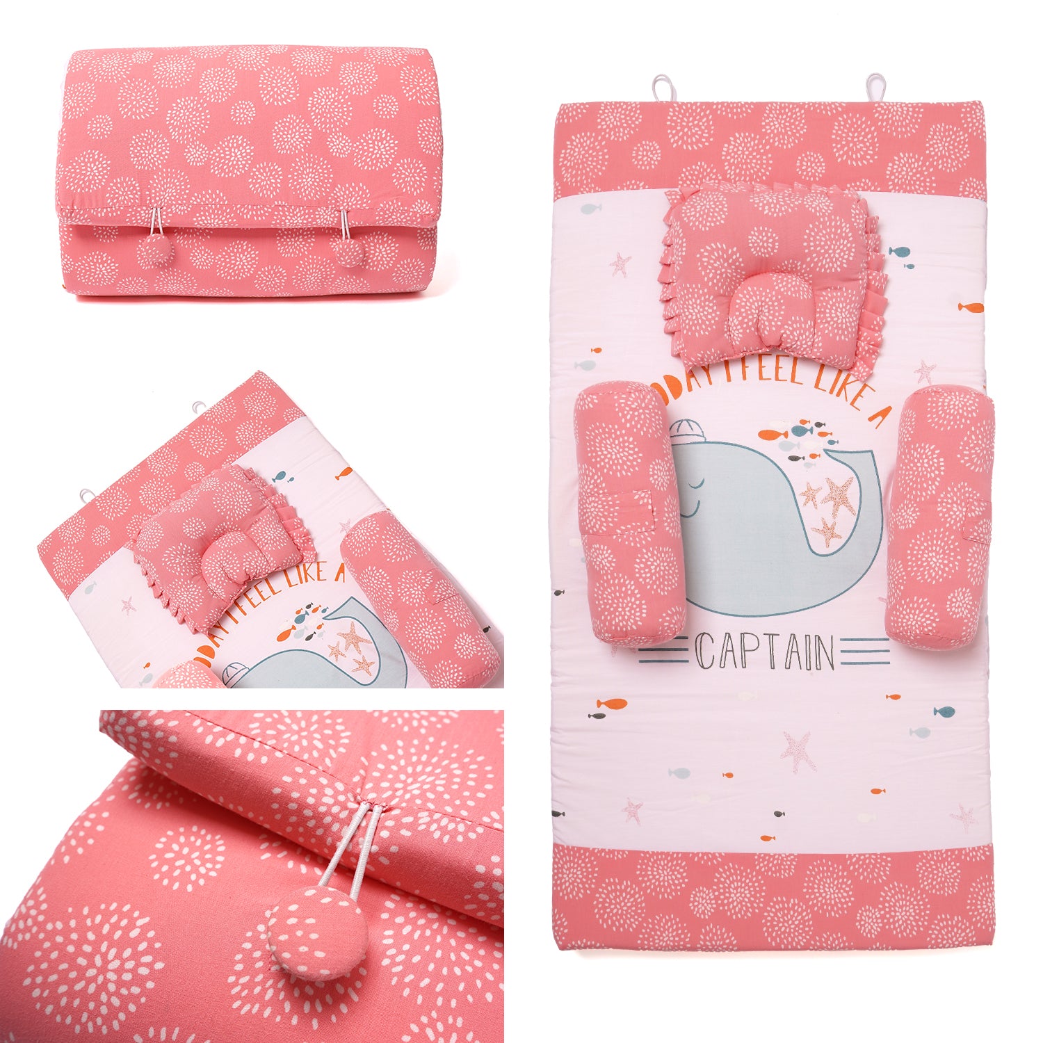 Baby Mini Travel Bedding Set - Captain