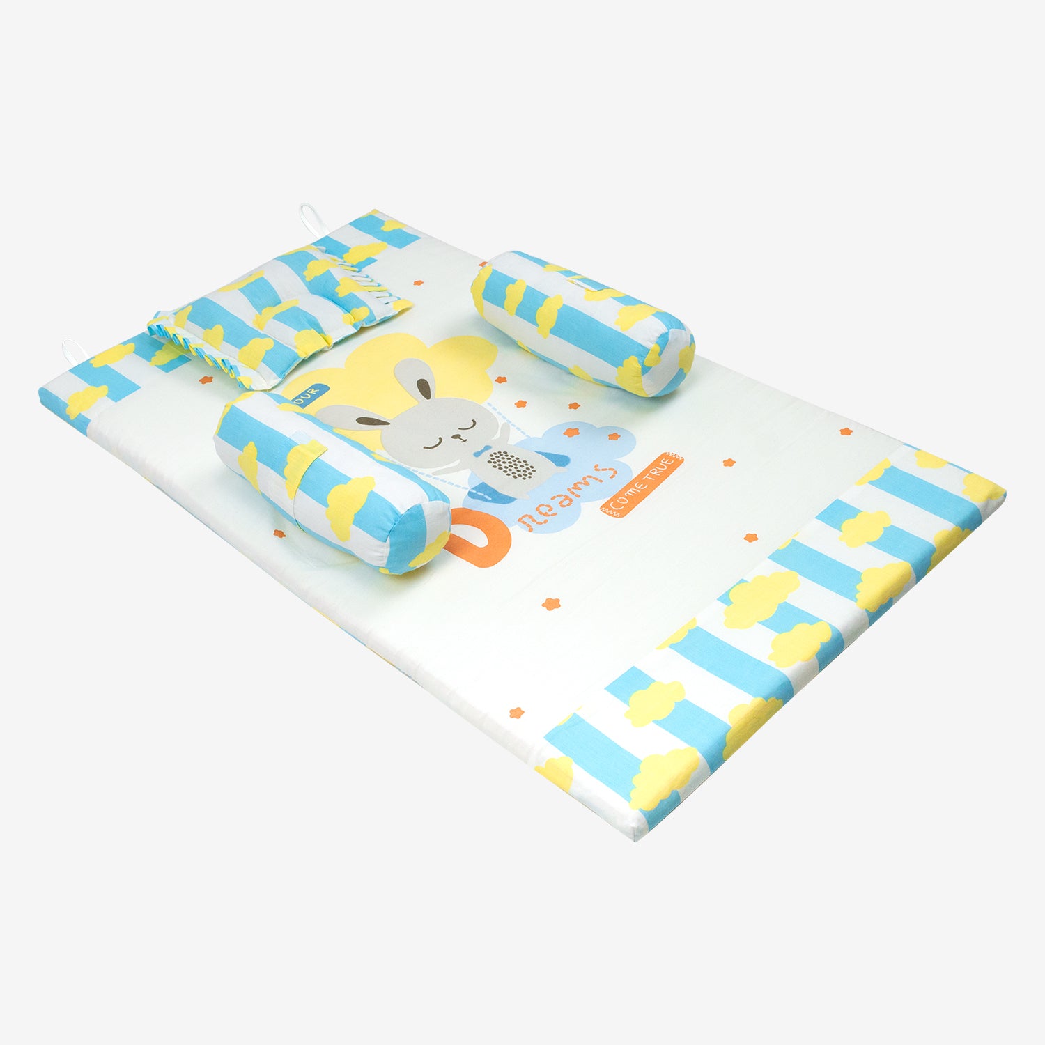 Baby Mini Travel Bedding Set - Bunny Dreams