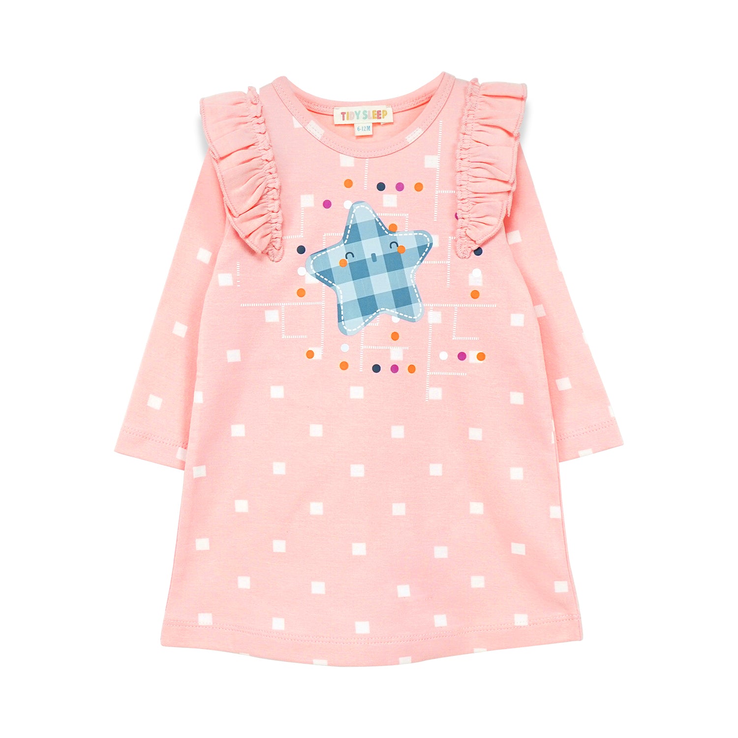 Pink Polka- Baby A-line Dress