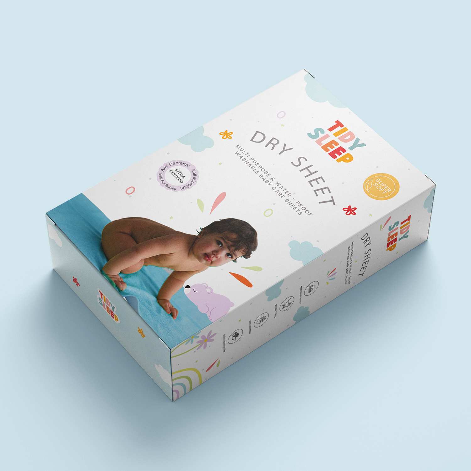 Baby bed dry sheet sales