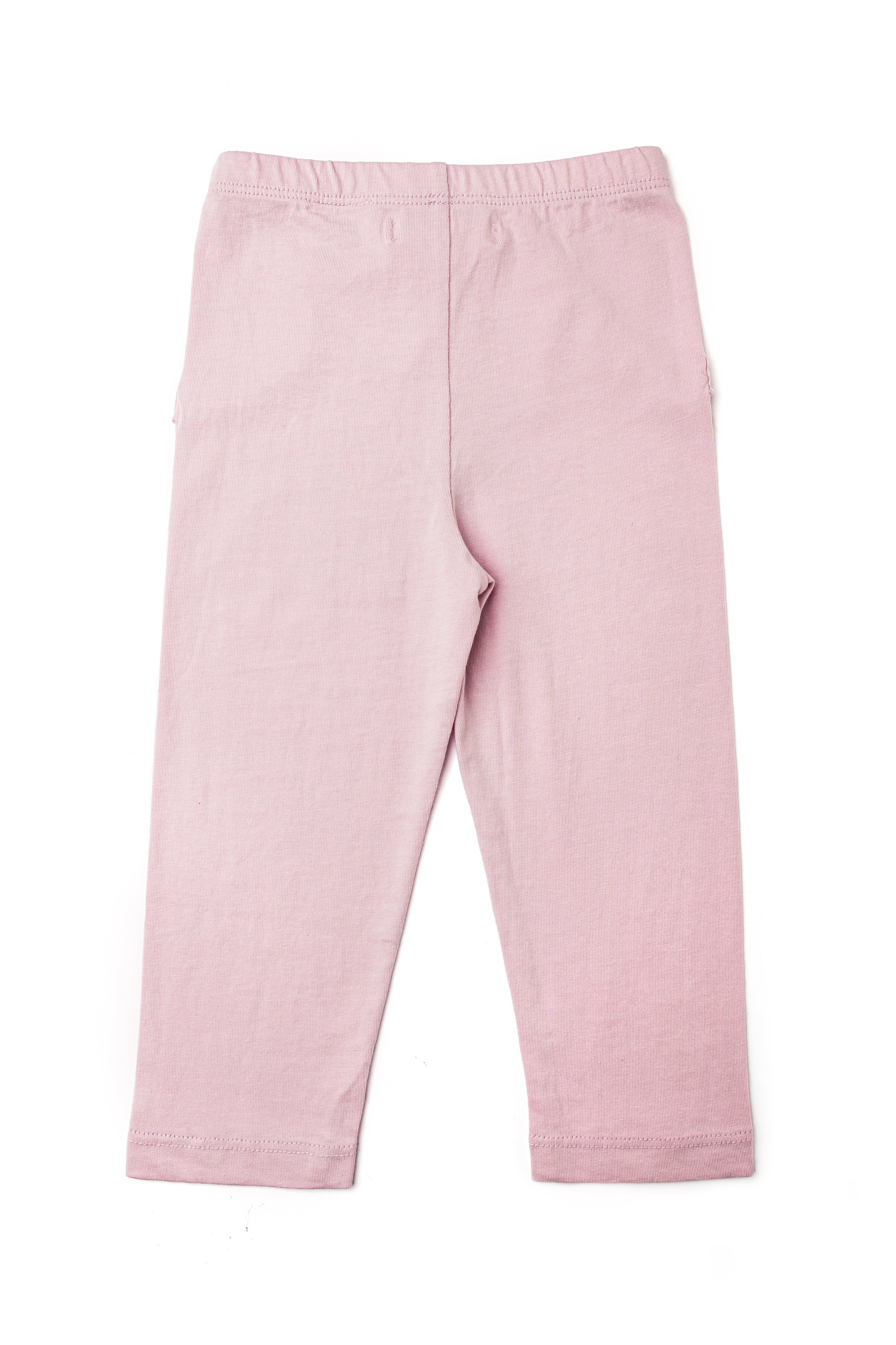 Pajama - Unisex Solid Cotton Pajama / Bottom / Legging - Peach